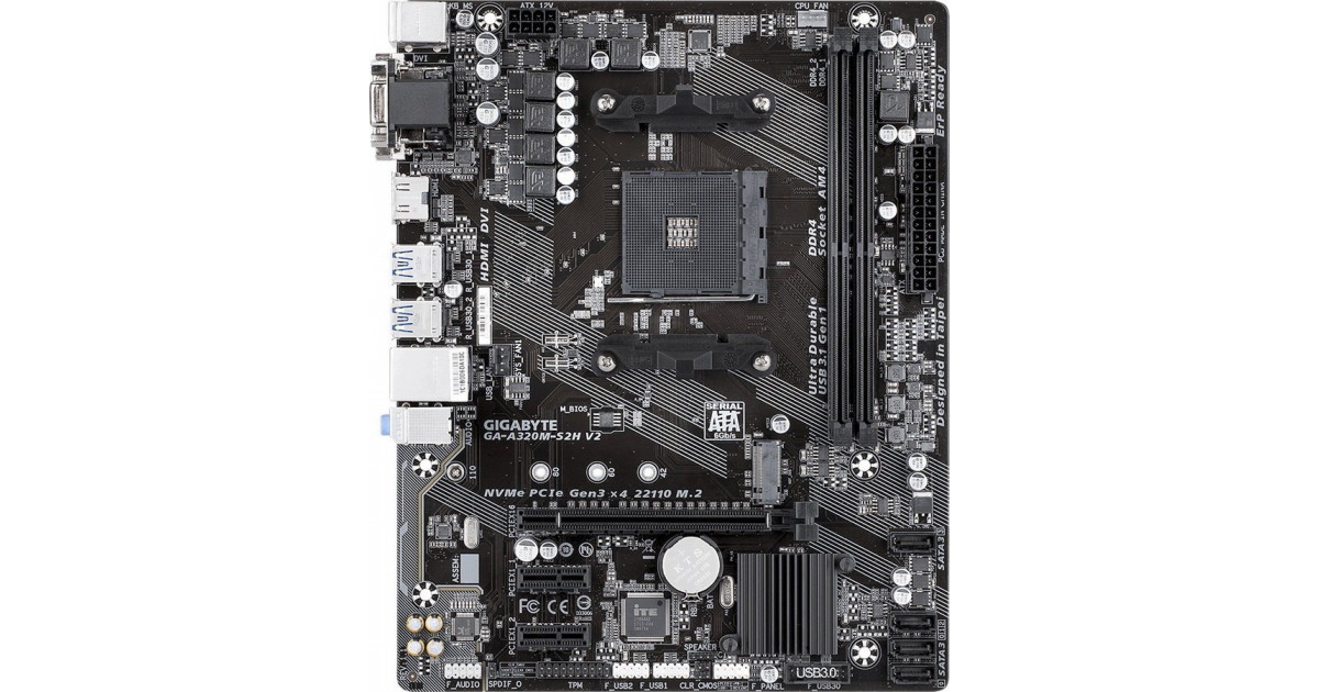 Gigabyte a320m s2h v2